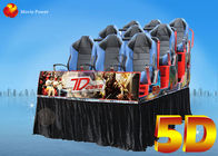 Πολυτέλεια 12 ψυχαγωγίας κινηματογραφική αίθουσα καθισμάτων 5D με το ηλεκτρονικό σύστημα