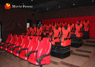 Καταπληκτικό θέατρο 2-100 κινήσεων κινηματογράφων προσομοίωσης ψυχαγωγίας 4d 4d καθίσματα