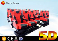 3 Dof ηλεκτρικός/υδραυλικός 5D κινηματογράφος προσομοιωτών εξοπλισμού 5D κινηματογράφων με την καρέκλα κινήσεων