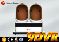 1 2 3 κινηματογράφος καθισμάτων 9d Vr που γίνεται από τη δύναμη κινηματογράφων, ηλεκτρικός προσομοιωτής 9d Vr