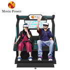 2 θέσεις Ρολέρ Κόστερ 9d Vr Motion Chair Vr Κινηματογράφο ταινίες προσομοιωτής εικονικής πραγματικότητας μηχανή παιχνιδιών Arcade για πώληση