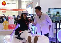 1 φωτογραφική διαφάνεια προσομοιωτών VR ρόλερ κόστερ φορέων 9D που κελαηδά την ψυχαγωγία