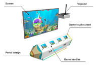 Χρησιμοποιημένη νόμισμα παιδιών VR παιχνιδιών μαγική ζωγραφικής μηχανή παιχνιδιών ψαριών διαλογική