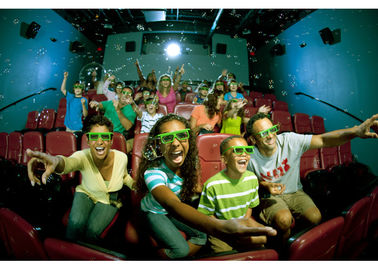 Εμπορικό 4D θέατρο πολυτέλειας, κινηματογράφος κινηματογράφων 4D Immersive με 7,1 το υγιές θέατρο πλατφορμών 4D ειδικό εφέ 3dof ηλεκτρικό