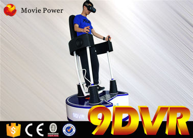 Εικονικός αλλά κινηματογράφος διέγερσης 9d που στέκεται επάνω 9d τον κινηματογράφο Vr με Eletric 360 βαθμός