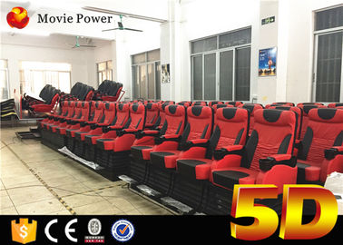 200 ηλεκτρικό σύστημα 3 καθισμάτων DOF κινηματογραφική αίθουσα μεγάλων κλιμάκων 4D με τα αποτελέσματα βροχής και τις κινούμενες έδρες