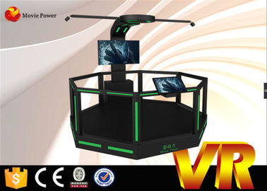 Κινηματογράφος πυροβολισμού HTC Vive 9D VR περιπατητών που στέκεται επάνω τον προσομοιωτή παιχνιδιών 9D μάχης