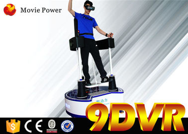 3-Dof ηλεκτρική πλατφόρμα που στέκεται επάνω τον κινηματογράφο 9d VR με 5,5 την οθόνη ίντσας HD 2K