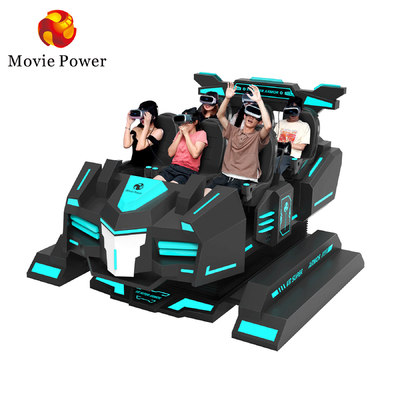 6 θέσεις 9d VR Cinema Arcade Virtual Reality Roller Coaster VR εξοπλισμός