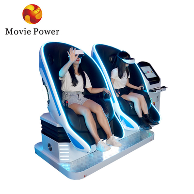Θεματικό πάρκο 9D VR Egg Chair Simulator VR Shark Motion Cinema 2 θέσεις