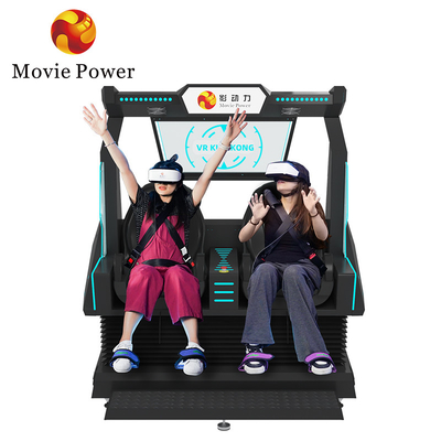 9d VR Cinema 2 Seats Roller Coaster Vr Chair Arcade 4d 8d 9d Virtual Reality Simulator Vr Παιχνιδιακό Μηχανικό με Πυροβολισμούς
