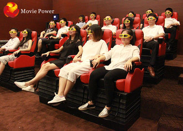 Καινοτόμα καθίσματα Κινήματος γύρων συγκίνησης κινηματογραφικών αιθουσών ρόλερ κόστερ προγράμματος 4D