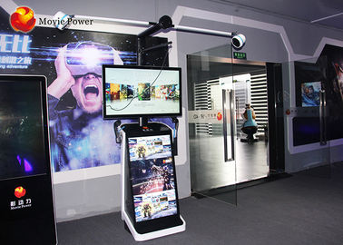 Ενήλικο εσωτερικό Treadmill VR που παλεύει τον τηλεοπτικό προσομοιωτή 360 παιχνιδιών αναβατών κινήσεων Againest ελεύθερη πλατφόρμα