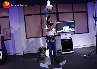 Treadmill εικονικής πραγματικότητας Immersive 7D Deutschland/ελεύθερος πυροβολισμός που τρέχει τον προσομοιωτή περιπατητών VR