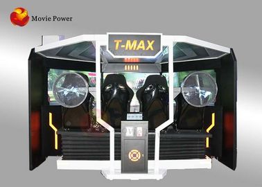 μαύρο χρώμα μηχανών παιχνιδιών προσομοιωτών πυροβολισμού λέιζερ πυροβόλων όπλων 5D Tmax Arcade τηλεοπτικό