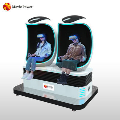 360 διαλογικός εξοπλισμός εικονικής πραγματικότητας προσομοιωτών κινηματογράφων αυγών 9D VR βαθμού 3 καθίσματα