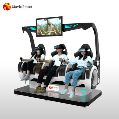 Το νέο νόμισμα επιχειρησιακής ιδέας VR ενεργοποίησε 3 τον προσομοιωτή κινηματογράφων εικονικής πραγματικότητας καθισμάτων 9d δυναμικό