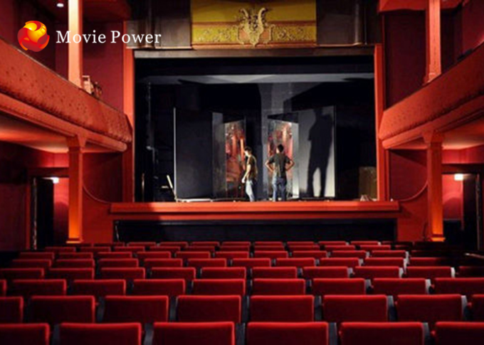 Εξατομικευμένο πολυτέλεια θέατρο εγχώριων 4D κινηματογράφων για την παιδική χαρά 200 ατόμων 0