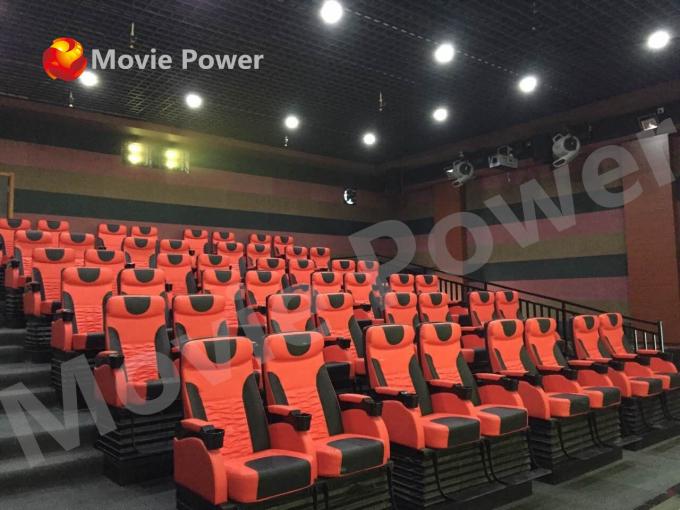 3 DOF κινηματογραφική αίθουσα 2 - 100 καθισμάτων 5D με 12 είδη που περιβάλλουν τα ειδικό εφέ 0