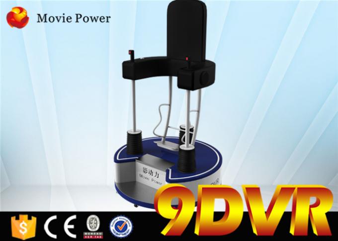 9D κινηματογράφος εικονικής πραγματικότητας που στέκεται επάνω τον κύλινδρο ρόλερ κόστερ simulatort VR 9D coatser 0