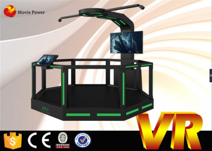 Κινηματογράφος πυροβολισμού HTC Vive 9D VR περιπατητών που στέκεται επάνω τον προσομοιωτή παιχνιδιών 9D μάχης 0