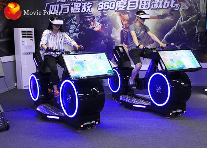 Δροσερή 9d VR ικανότητας μηχανή τυχερού παιχνιδιού ποδηλάτων εικονική με τα γυαλιά εικονικής πραγματικότητας 9d 0