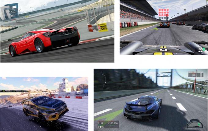 Διαλογική πλήρης Hd παιχνιδιών 9D μηχανή παιχνιδιών αυτοκινήτων περιστροφής F1 Vr εικονικής πραγματικότητας προσομοιωτών 1080P 0