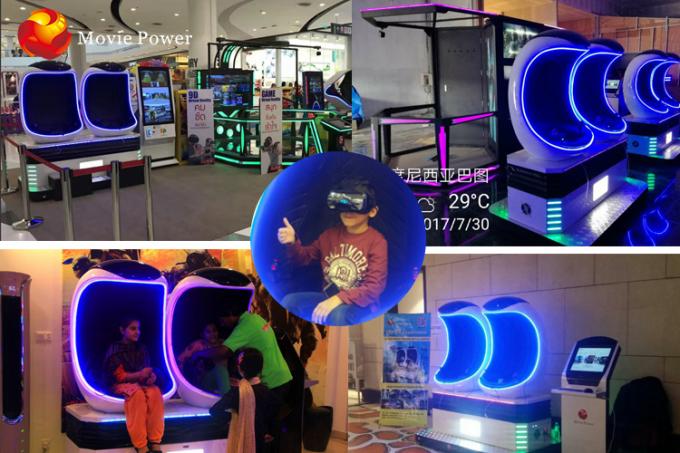 Χρησιμοποιημένη 9D VR προσομοίωσης μηχανή 2 παιχνιδιών Arcade κινηματογράφων κινηματογράφων 9D γύρου νόμισμα καθίσματα 1