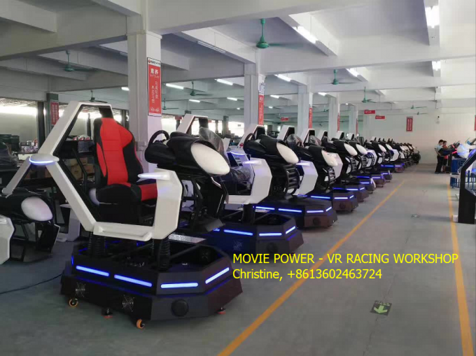 VR αυτοκίνητο που συναγωνίζεται το παιχνίδι F1 Arcade ταχύτητας προσομοιωτών 9D που γρήγορα ο τρισδιάστατος προσομοιωτής κινήσεων 1