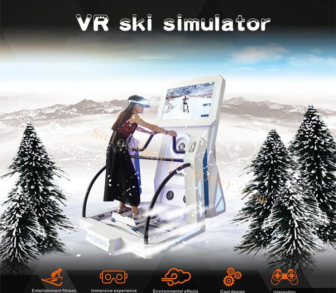 Να κάνει σκι διασκέδασης εξοπλισμός παιδικών χαρών προσομοιωτών εικονικής πραγματικότητας 0