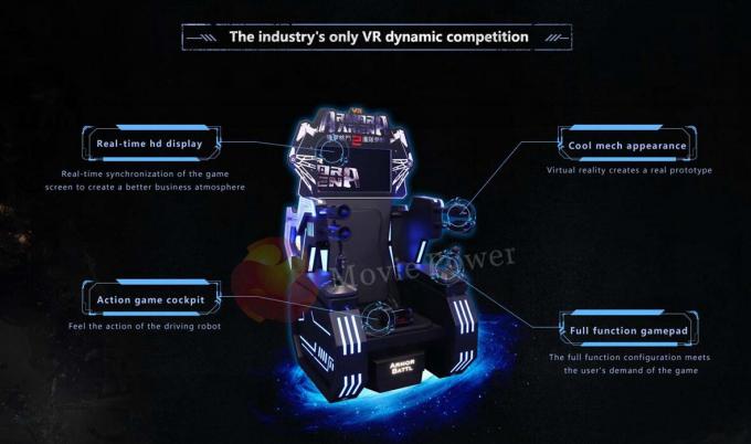 Συνεργασμένη Vr παιχνιδιών λούνα παρκ 9D προσομοιωτής πάλη μηχανών VR Mech 1
