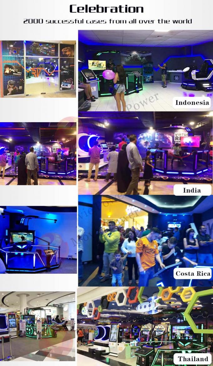 HTC Vive 9D VR που στέκεται τη διαστημική πλατφόρμα παιχνιδιών/τη διαλογική μηχανή παιχνιδιών πυροβολισμού VR 1