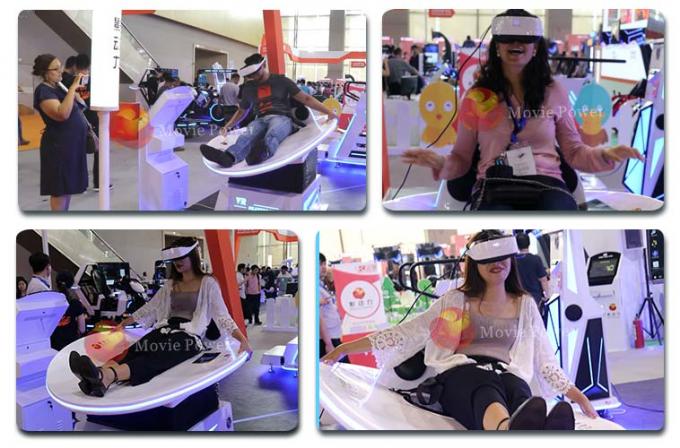 1 φωτογραφική διαφάνεια προσομοιωτών VR ρόλερ κόστερ φορέων 9D που κελαηδά την ψυχαγωγία 1