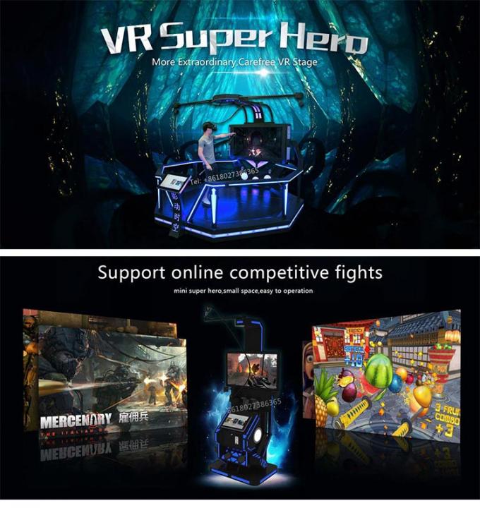 HTC Vive 9D VR που στέκεται τη διαστημική πλατφόρμα παιχνιδιών/τη διαλογική μηχανή παιχνιδιών πυροβολισμού VR 0