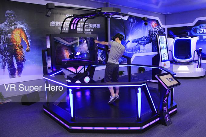 Μόνιμος Treadmill μηχανών Htc Vive Arcade πυροβολισμού συναγωνιμένος περιπατητής προσομοιωτών 9d Vr εικονικής πραγματικότητας