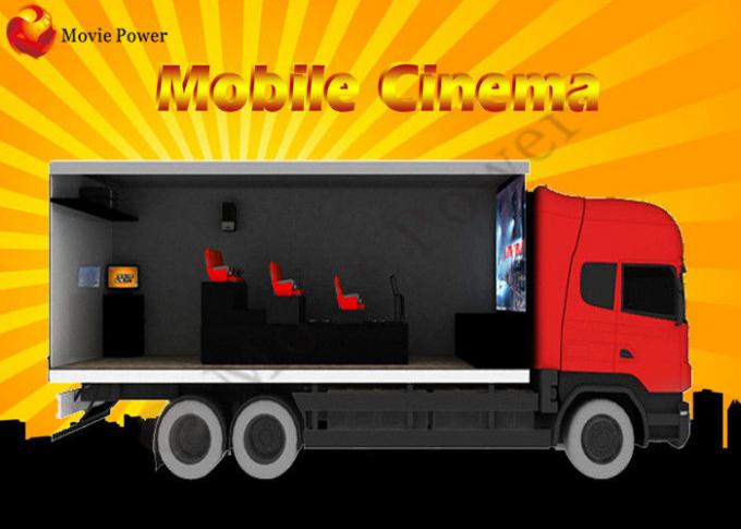 Multiplayer 6/9/12 κινητός 5D κινηματογραφικών αιθουσών/θεματικών πάρκων καθισμάτων 7D κινηματογράφος φορτηγών 5