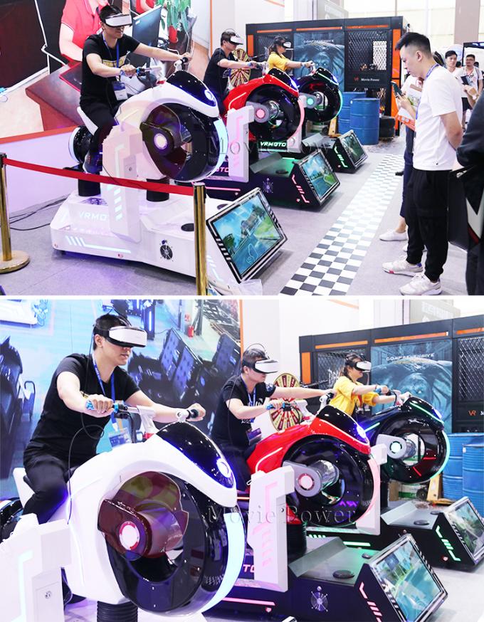 Εντυπωσιακή τρελλή Drive μηχανή παιχνιδιών αγώνα προσομοιωτών εσωτερική 9d VR 1