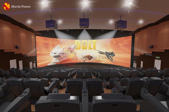 Δύναμη κινηματογράφων που συγκλονίζει τη κινηματογραφική αίθουσα καθισμάτων 4D Multiplayer 0