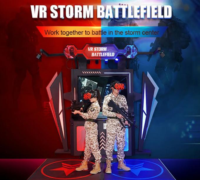 Διαλογική VR μηχανή 2 παιχνιδιών Arcade πυροβολισμού Zombie παίκτες 0