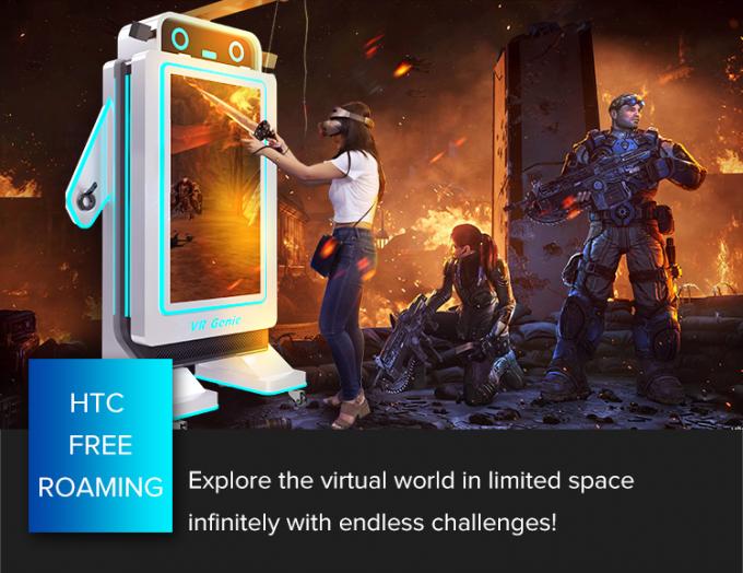 Πολυσύνθετο ρόλερ κόστερ VR προσομοιωτών εικονικής πραγματικότητας που συναγωνίζεται τον εξοπλισμό παιχνιδιών Arcade 1