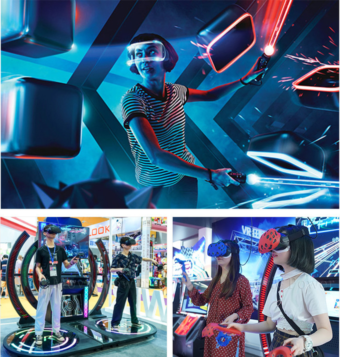 Διαλογικό πλήρες παιχνίδι χορού μουσικής πτήσης VR κινήσεων μηχανών Arcade προσομοιωτών κατάρτισης μουσικής 1