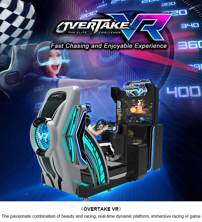 VR Racing για εσωτερικό παιδικό χώρο Racing Driving Simulator Virtual Reality Game 9D VR εξοπλισμός παιχνιδιών 0