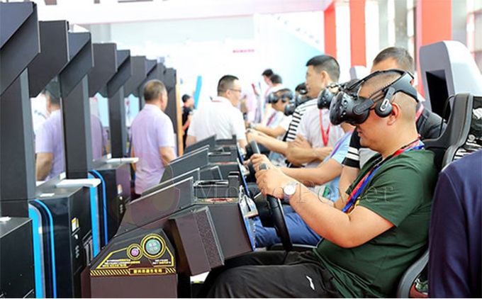 VR Racing για εσωτερικό παιδικό χώρο Racing Driving Simulator Virtual Reality Game 9D VR εξοπλισμός παιχνιδιών 2