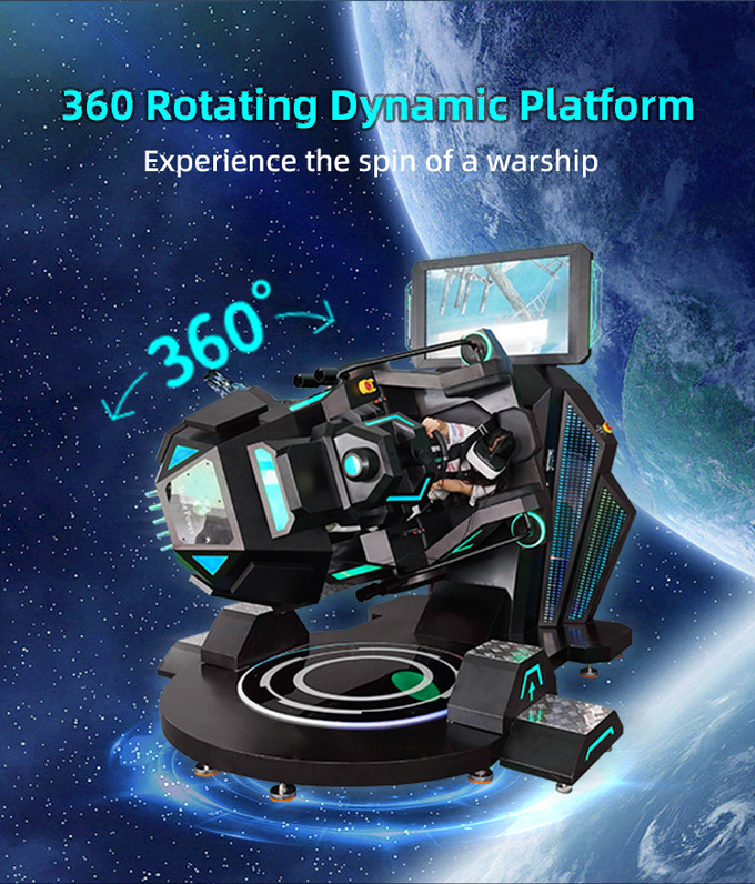 Διαδραστικό VR Shooting 360 βαθμών VR Flight VR Racing Simulator Cockpit Star Warship 2