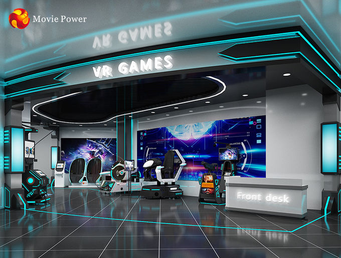 VR παιδική χαρά θεματικών πάρκων Arcade εικονικής πραγματικότητας ζώνης παιχνιδιού παιδιών εξοπλισμού λούνα παρκ 0