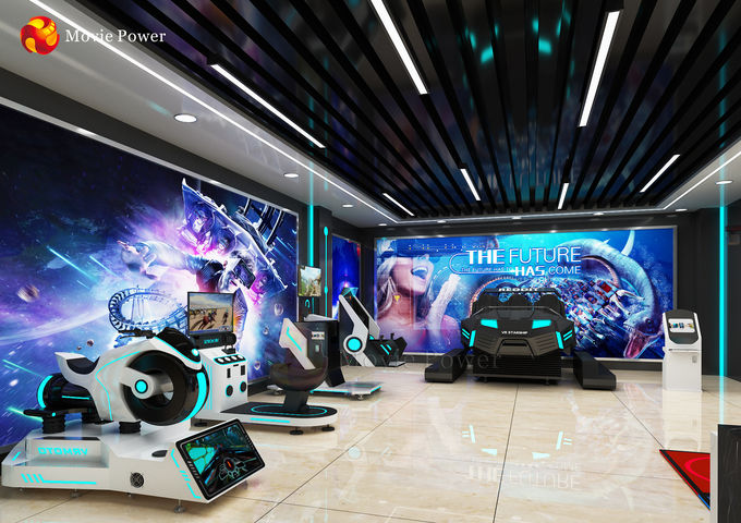 Πρότυπα μηχανών ROHS προσομοιωτών θεματικών πάρκων Multiplayer VR 0