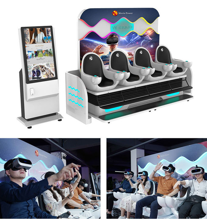 Ο περισσότερος πραγματικός προσομοιωτής 9D VR κινηματογράφων εδρών αυγών εμπειρίας 9D VR εικονικής πραγματικότητας 0