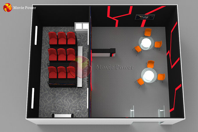 Πολλαπλάσιες έδρες κινηματογράφων εικονικής πραγματικότητας 9D κινηματογράφων ανθρώπων 5D 0