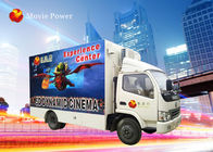 Κινητός 7D εξοπλισμός 220V 2.25KW κινηματογραφικών αιθουσών κινηματογράφων προσομοιωτών φορτηγών