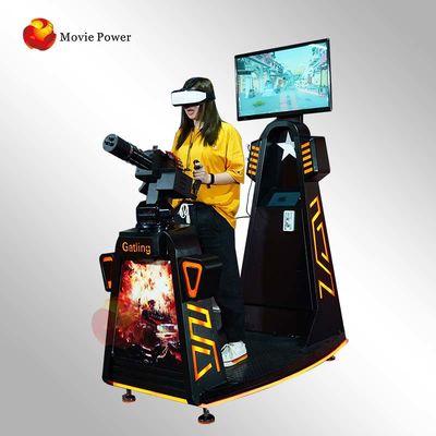 Htc Vive που στέκεται επάνω 9D VR που στέκεται το παιχνίδι πυροβολισμού πυροβόλων όπλων Gatling Vr